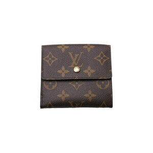 Louis Vuitton Porte Monnaie Wallet Bi fold Monogram Brown